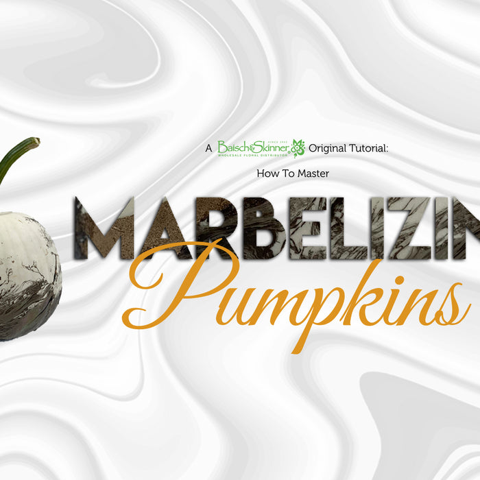 Bring your Halloween Pumpkins to Life with Marbelizing!