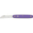 Straight 4" Blade, Purple Handle
