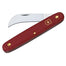 Curved 4" Blade, Red Handle