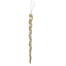11.5 in Acrylic Pearl Drop Ornament - Clear/Gold