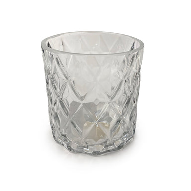 4" Diamond Cut Vase