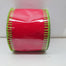 4 in Velvet Stitched Ribbon - Red/Green