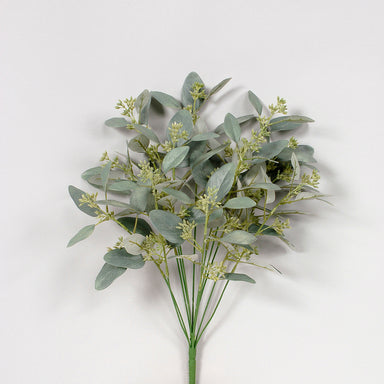 Polyester Seeded Eucalyptus Bush - Grey