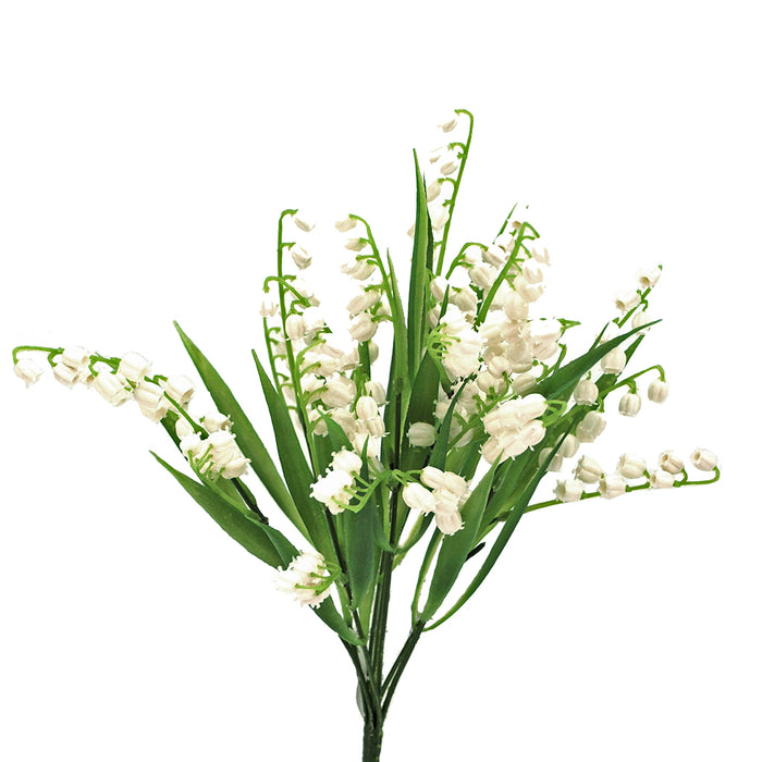 Lily Of The Valley Bunch x9 16 In White