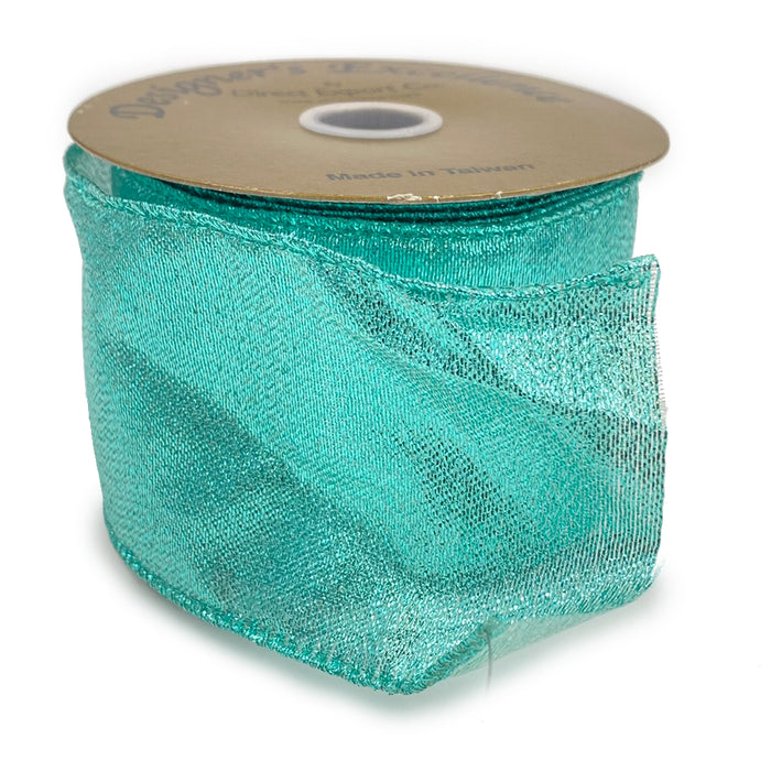 Metallic Ribbon - Blue/Green