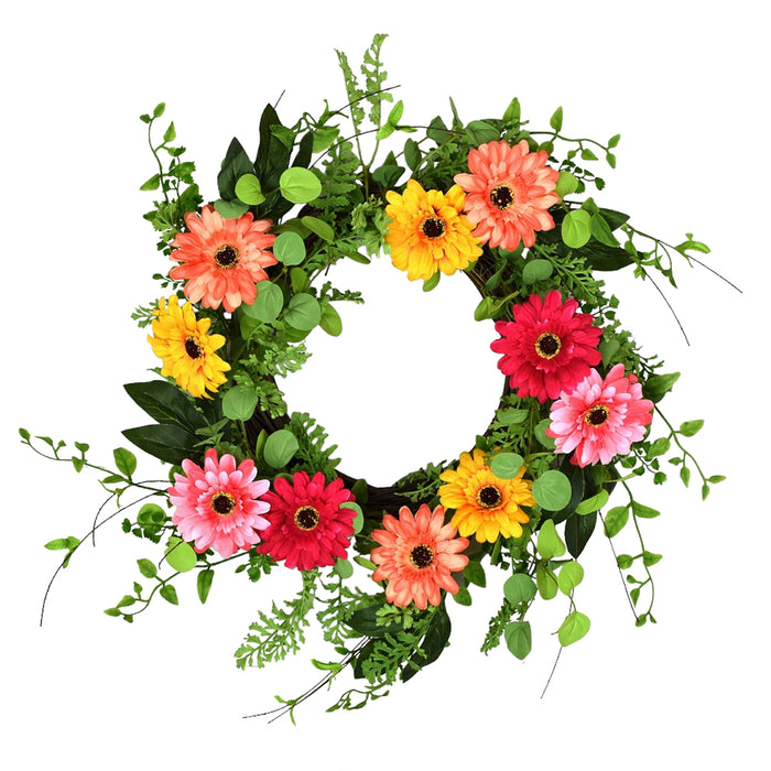 24" Gerbera Wreath