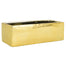 9.5" Rectangular Ceramic Planter - Gold