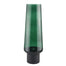 15.75" Smoked Vase - Green