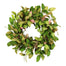 22 in Mixed Foliage Berry Wreath - Green Mix