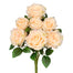 21 1/2 in Polyester Large Head Rose Bush