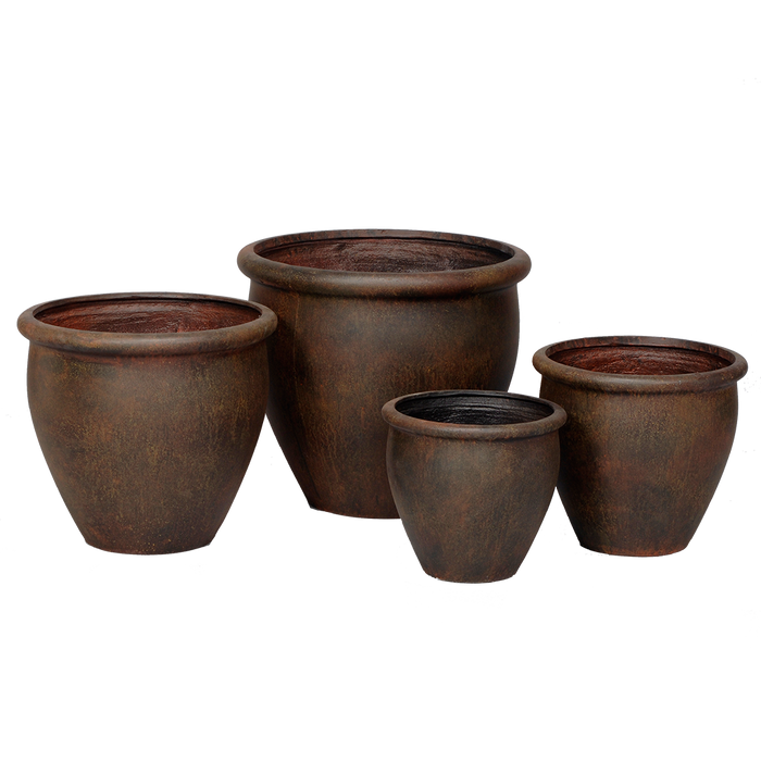 Tapered Fiber Clay Pot Anti Iron