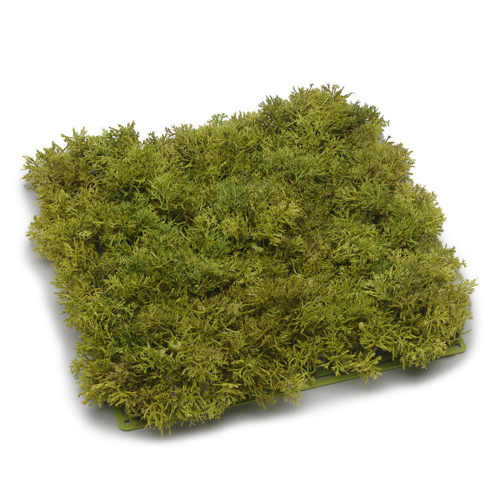 11" Faux Moss Mat - Two Tone Green