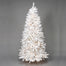 9 Ft Vinyl Pre-Lit White Crystal Tree