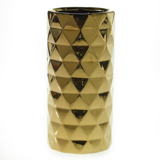 11" Architect Vase - Gold