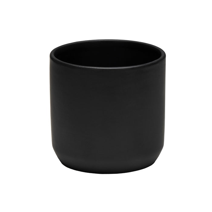 4 5/8 in Dolomite Frida Pot - Black