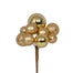 7" Glitter/Sequin Metallic Mixed Size Ball Pick - Gold