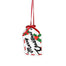 7.75" Merry Christmas Ornament - Red/White/Green