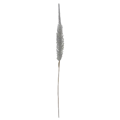 48 in Plastic Fern - Silver