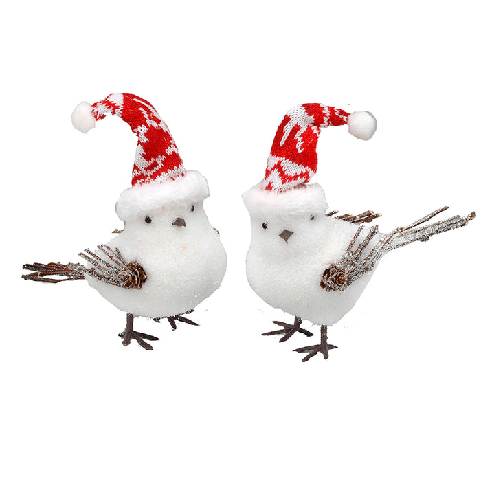 Snow Birds w/Knit Hat
