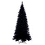 7.5' Black Flocked Fir Slim Tree
