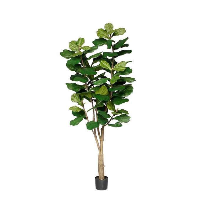 7' Polyester Potted Fiddle Tree
