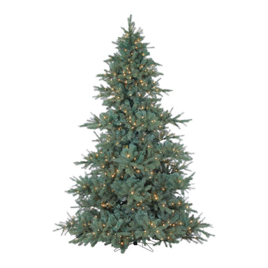 9 ft Blue Spruce Tree w/1350 Staylit Lights