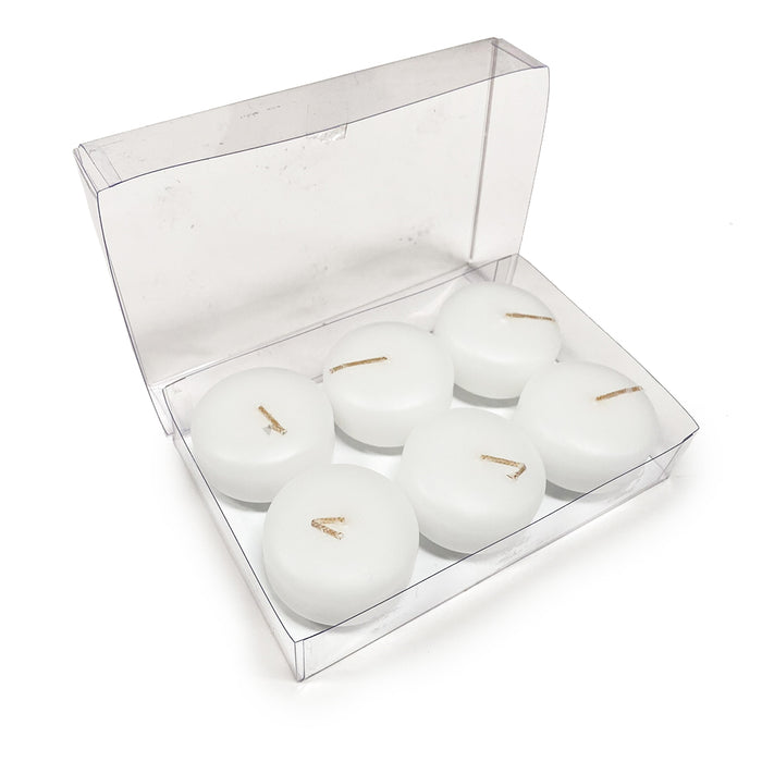 2" Floating Candles Disks - White