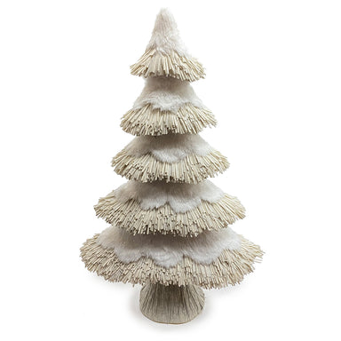 23 1/4" Snowy Christmas Tree - White