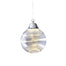 10 in LED Lighted Borealis Ball - Clear Warm White