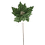 19 in Poinsettia Stem - Green/Gold