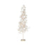 72 in Pine Tree w/Warm White LED Lights - White
