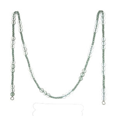 6.2 Ft Acrylic Bead Garland - Pastel Green