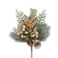 15" Mixed Pine/Metallic Berry/Pinecone Pick
