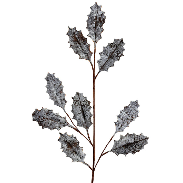 36" Holly Spray - Brown