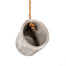 Cement Pot w/Rope Hanger