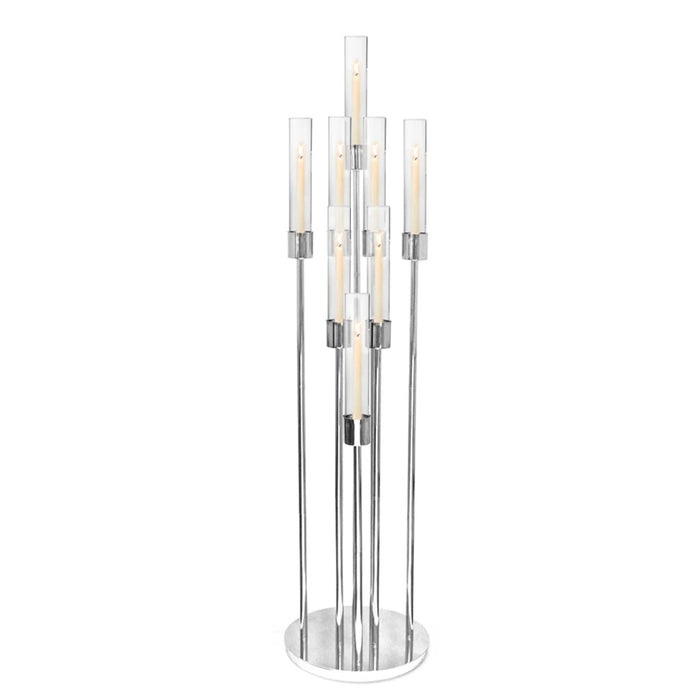 58 in Grand Floor Candelabra - Silver