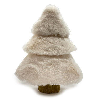 6" Plush Christmas Tree Ornament - Cream