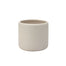 4-3/4" Ceramic Chevron Pot - White