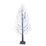 5' Foot Pre-Lit Cool White LED Winter White Twig Tree