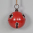 Metal Jingle Bell Ornament w/Thick Rope Hanger