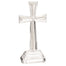 10.25 in Clear Glass Cross