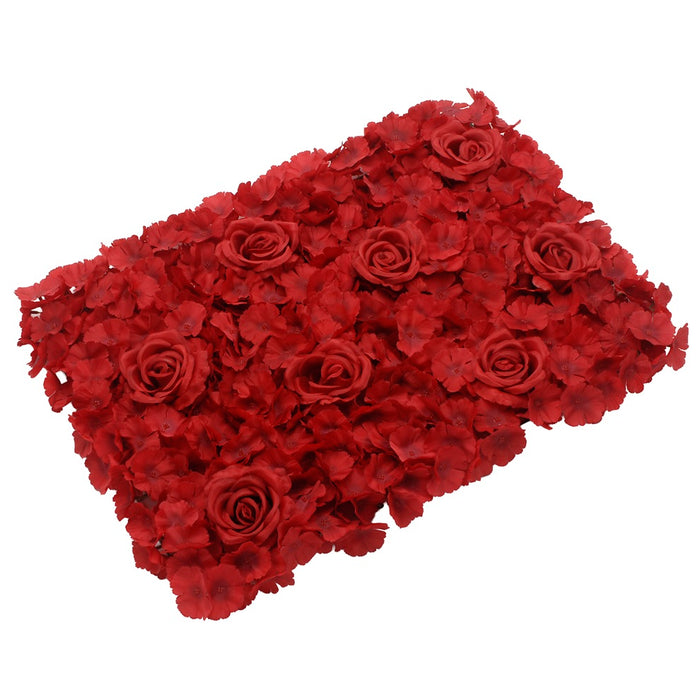24 in x 16 in Poly Rose/Hydrangea Mat - Red