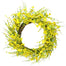 24 in Forsythia Wreath - Yellow/Natural
