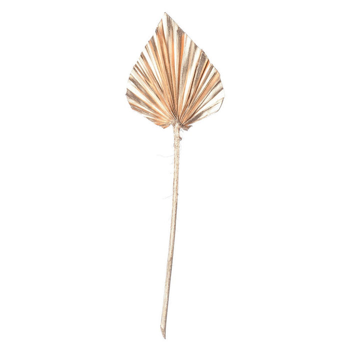 15.75-19.5" Metallic Gold Palm Spear - 12/Bag