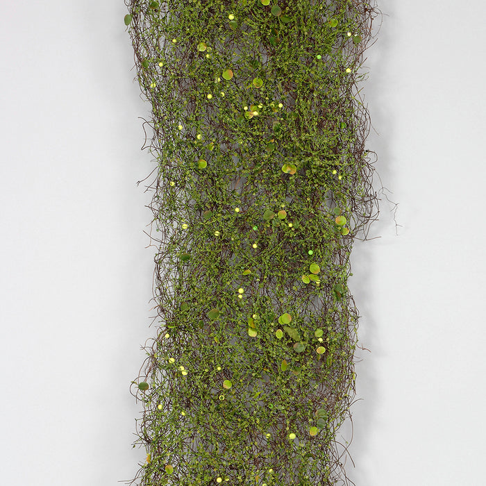 Twig-Polyester Button Leaf Mat