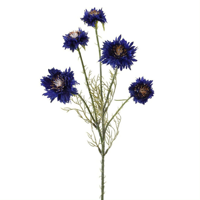 22" Cornflower Spray - Blue