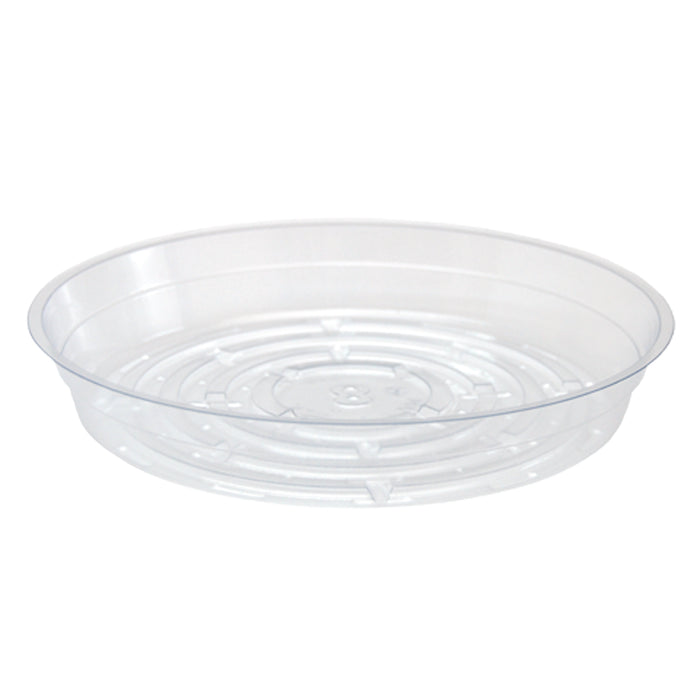 7" Clear Vinyl Plant Saucer (50/Bag)