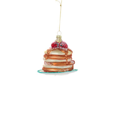 3.75 in Dessert First Pancake Ornament