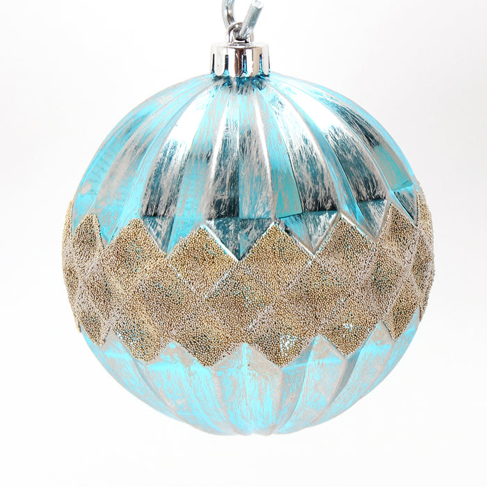 4" Diamond Shatter Proof Ball - Ocean