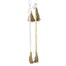 25" Bead Tassel Garland - White/Natural